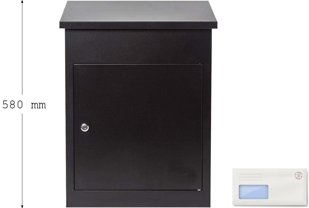 Phoenix PB0581BK - Top Loading Large Parcel Box | Safe.co.uk