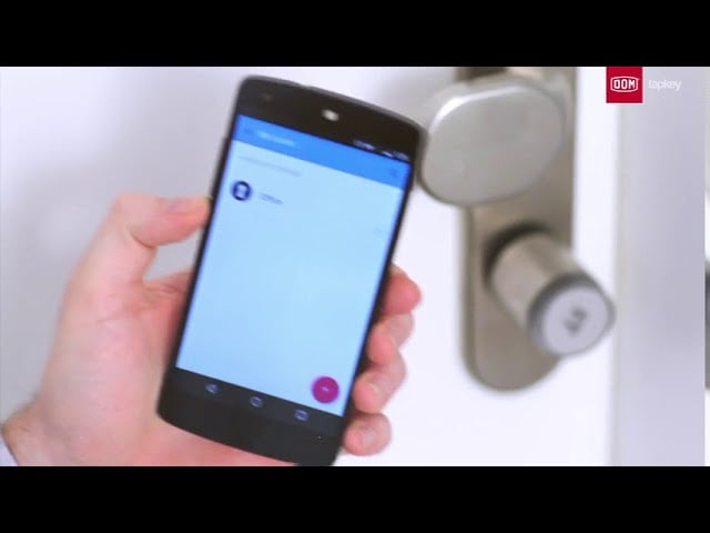 DOM Tapkey Pro Smart Cylinder Lock Video